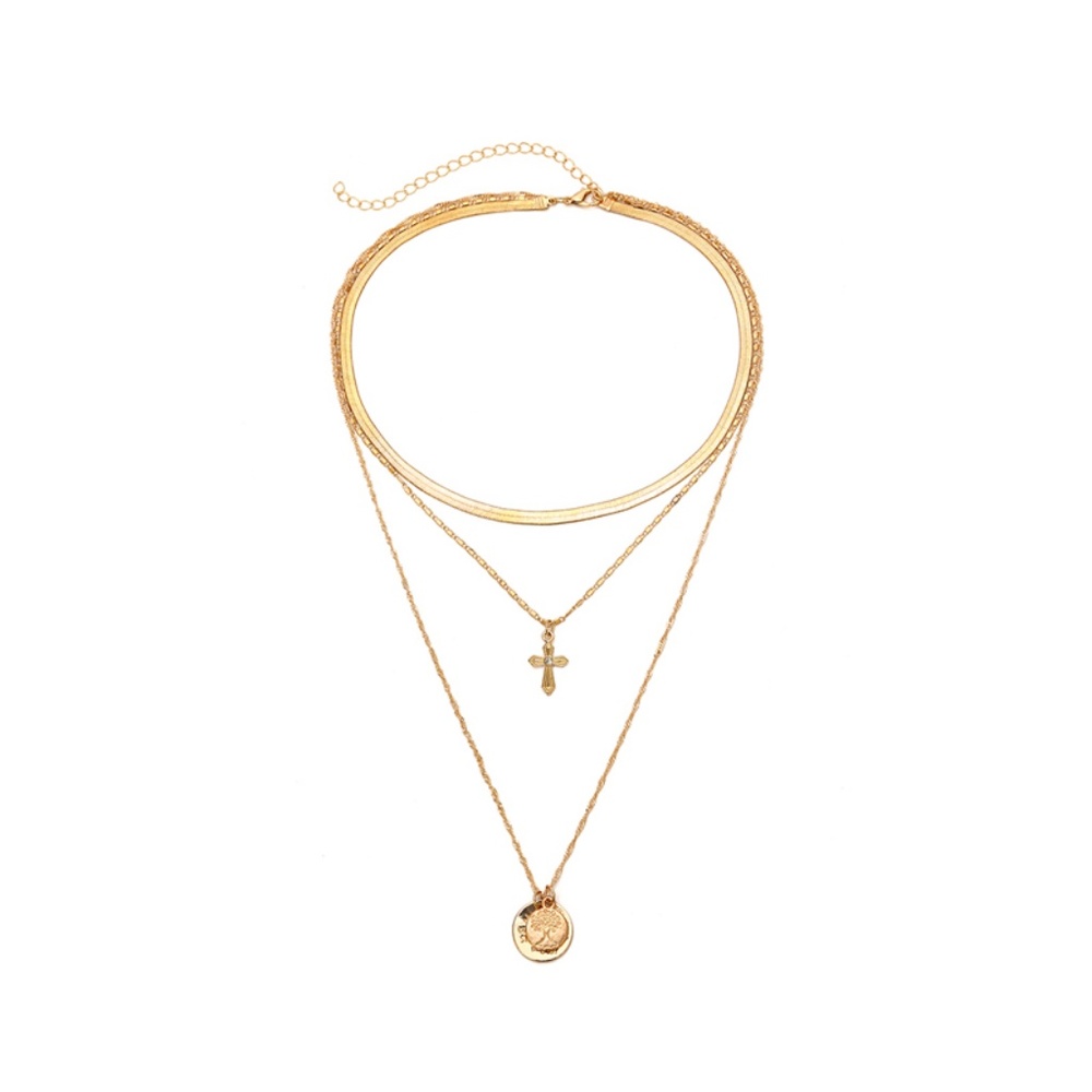 Cross Layering Necklaces - Picture 3 of 11